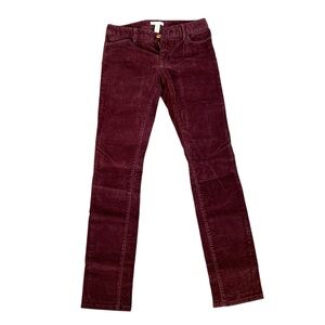 Banana Republic Women's Straight Leg Jeans - Deep Burgundy